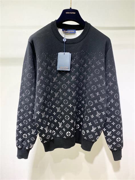 louis vuitton embroidered sweatshirt|louis vuitton crewneck sweatshirt.